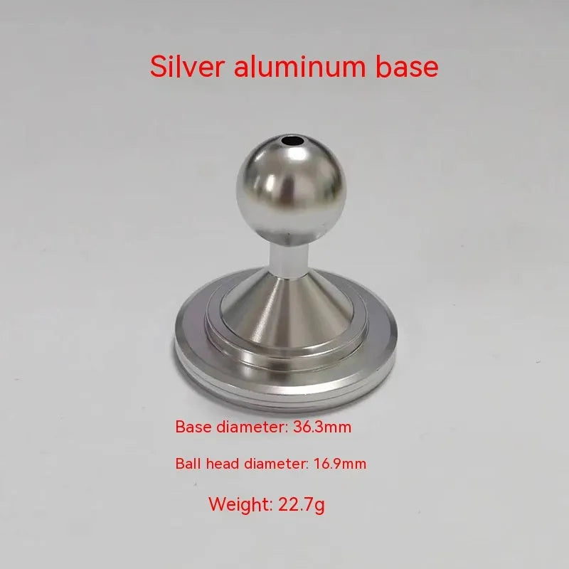 Aluminium alloy instrument panel base plate in universal design with black or silver finish options