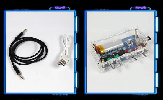Music Tesla coil driver board unit with controller and cables for 220V high-voltage arc demonstrations.