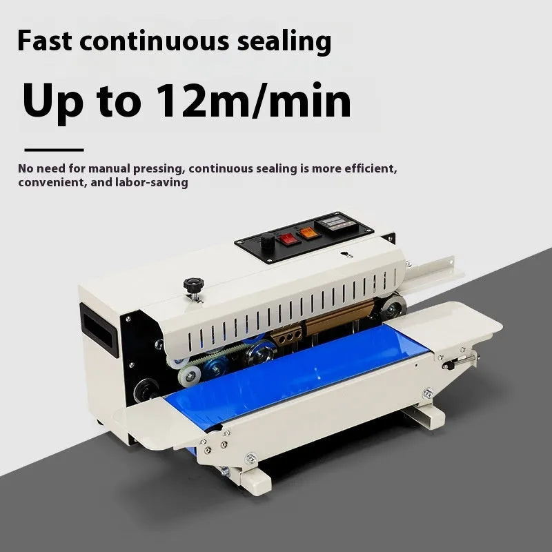 Mini handheld manual sealing machine with date stamp for food bags
