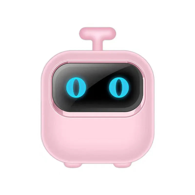 Mini portable thermal printer for students, USB interface, available in green, pink, and white foreign editions