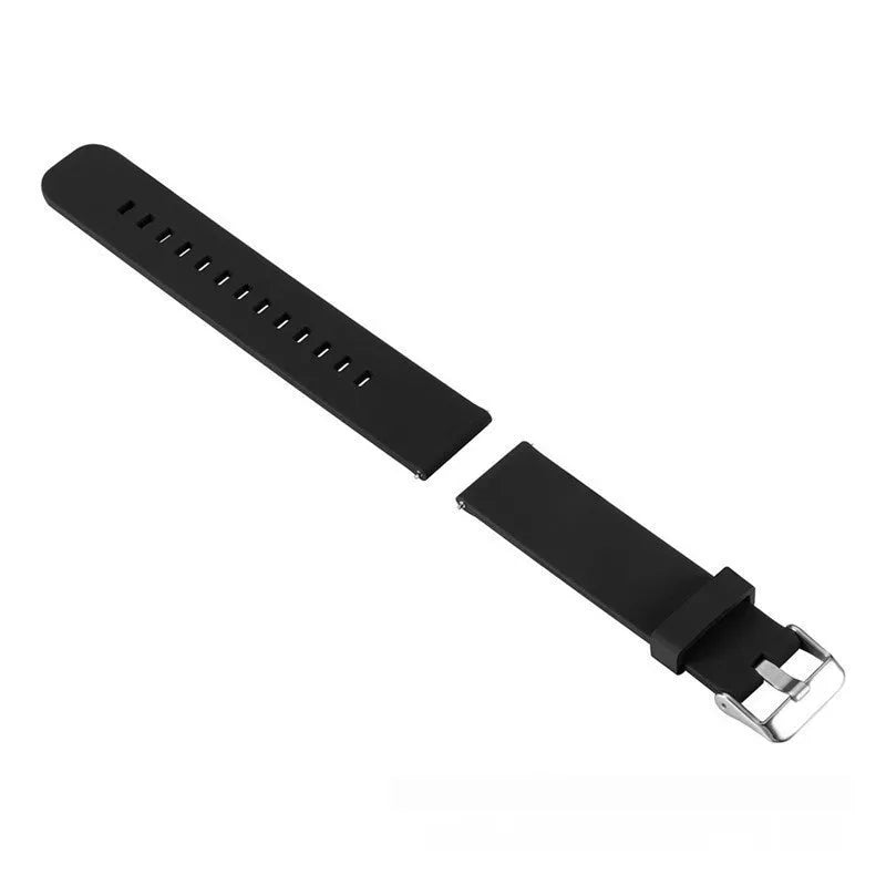 Jiaming Forerunner 245 silicone watch strap in seven colour options with straight buckle closure