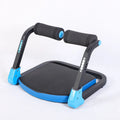Mini multifunctional abdominal exercise device in sky blue and red colour options.