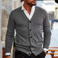 Men's slim-fit acrylic cardigan in various colours available sizes M to 5XL