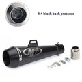 Universal M4 motorcycle exhaust pipe in multiple finish options for large displacement bikes