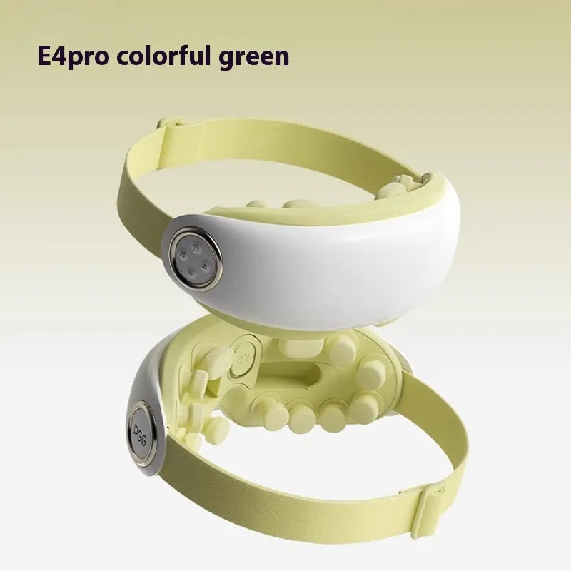 Bluetooth Steam Smart Eye Moisturising Instrument in purplish gray, showing its ergonomic shape and display.