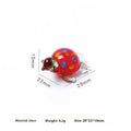 Glass turtle ornament with geometric modern design in six colour variations for desktop decoration
