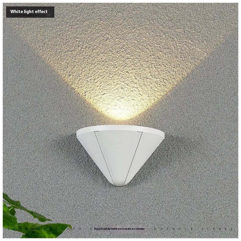 Black bird's nest design LED lamp with IP65 waterproof rating for courtyard and bedroom use
