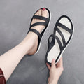 Breathable women's casual sandals in red, purple, blue, black, grey or pink, sizes 36-41.
