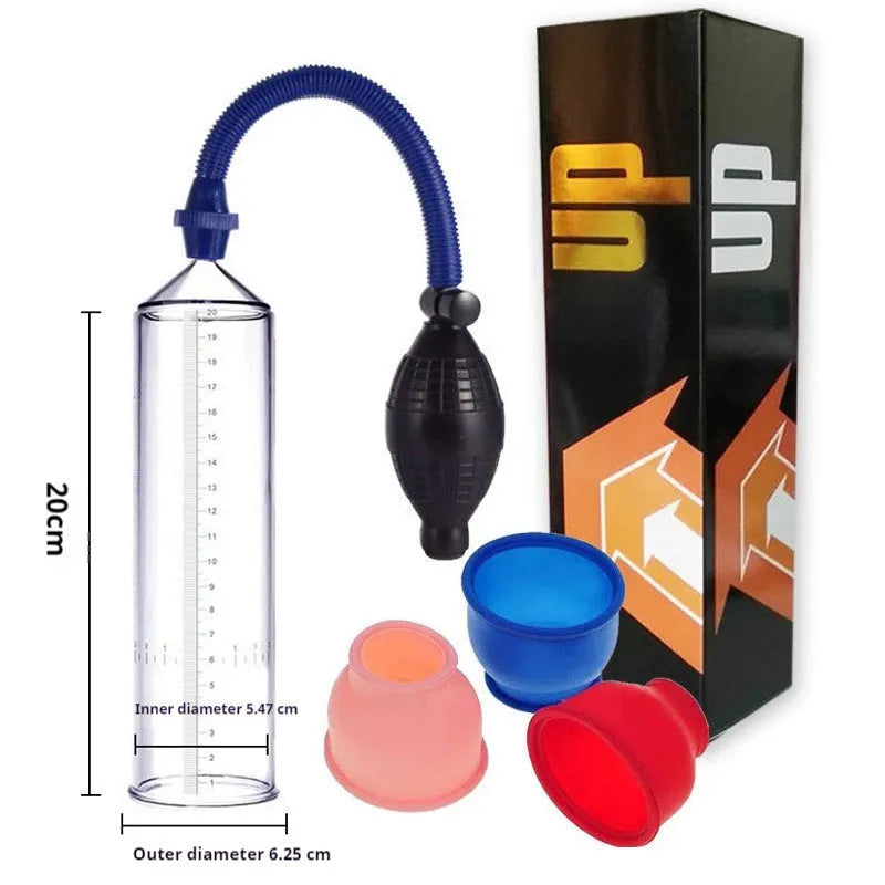 Male minimalist home exercise machine silicone cover accessory with plastic valve and components
