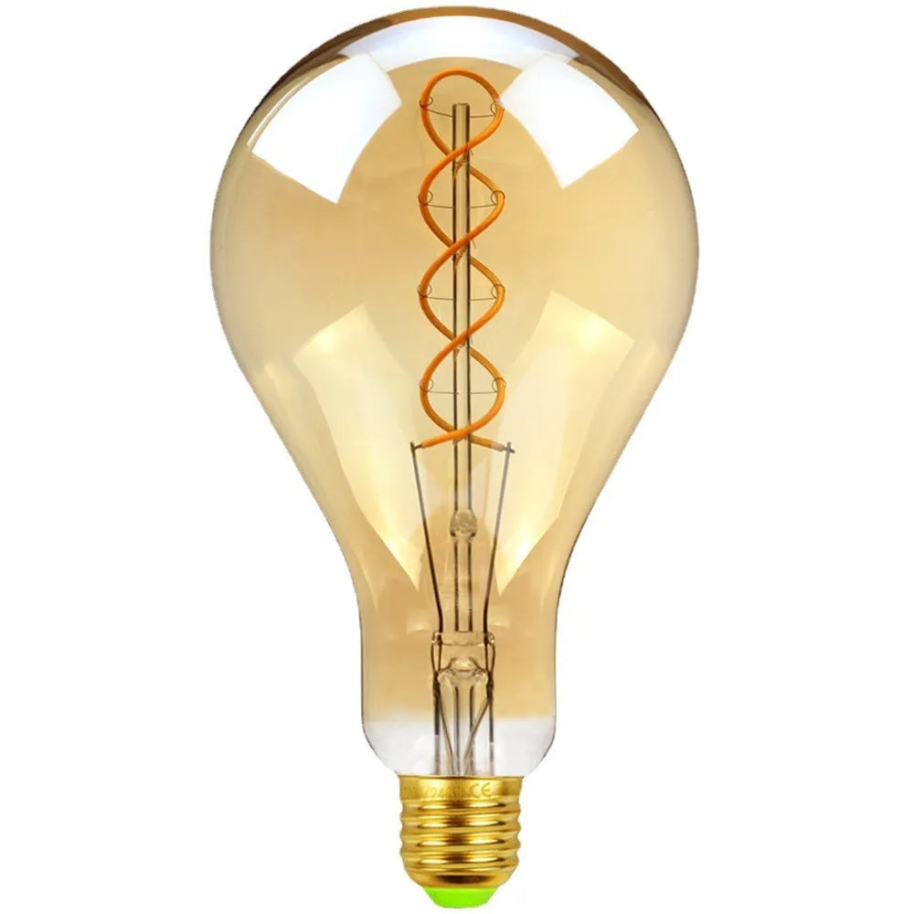 A110 LED soft light strip with double helix gold spiral design measuring 110 by 200 millimetres