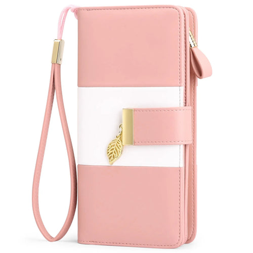 Anti-theft clutch bag in PU leather with lock, compact 19.5cm design in multiple colours