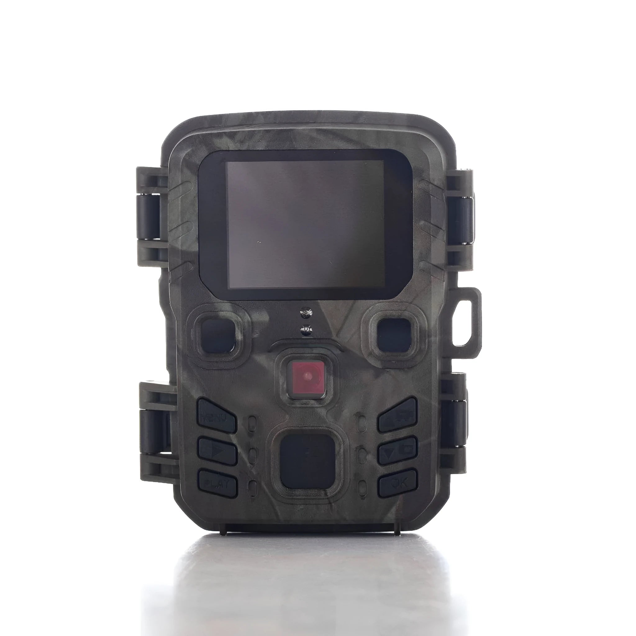 Black infrared night vision monitoring device with TF card slot and 12 megapixel sensor