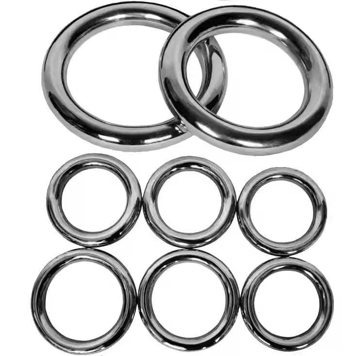Carbon steel Wing Chun training ring for martial arts strength conditioning.