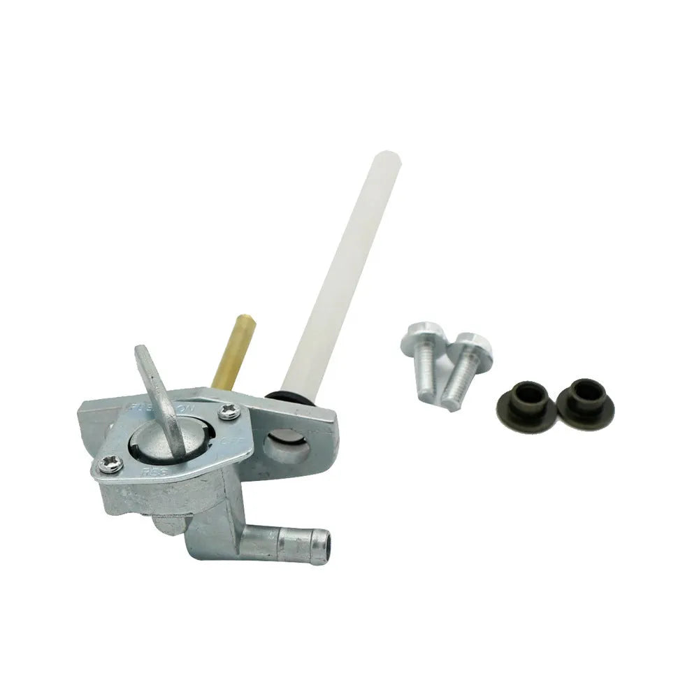 Silver automobile fuel petcock valve 17 cm side outlet for Honda XR CRF motorcycle