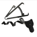Black body fat calliper measuring instrument with ABS construction and measurement scale