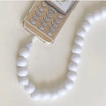 Mint green USB data cable with straight head connector on a white background