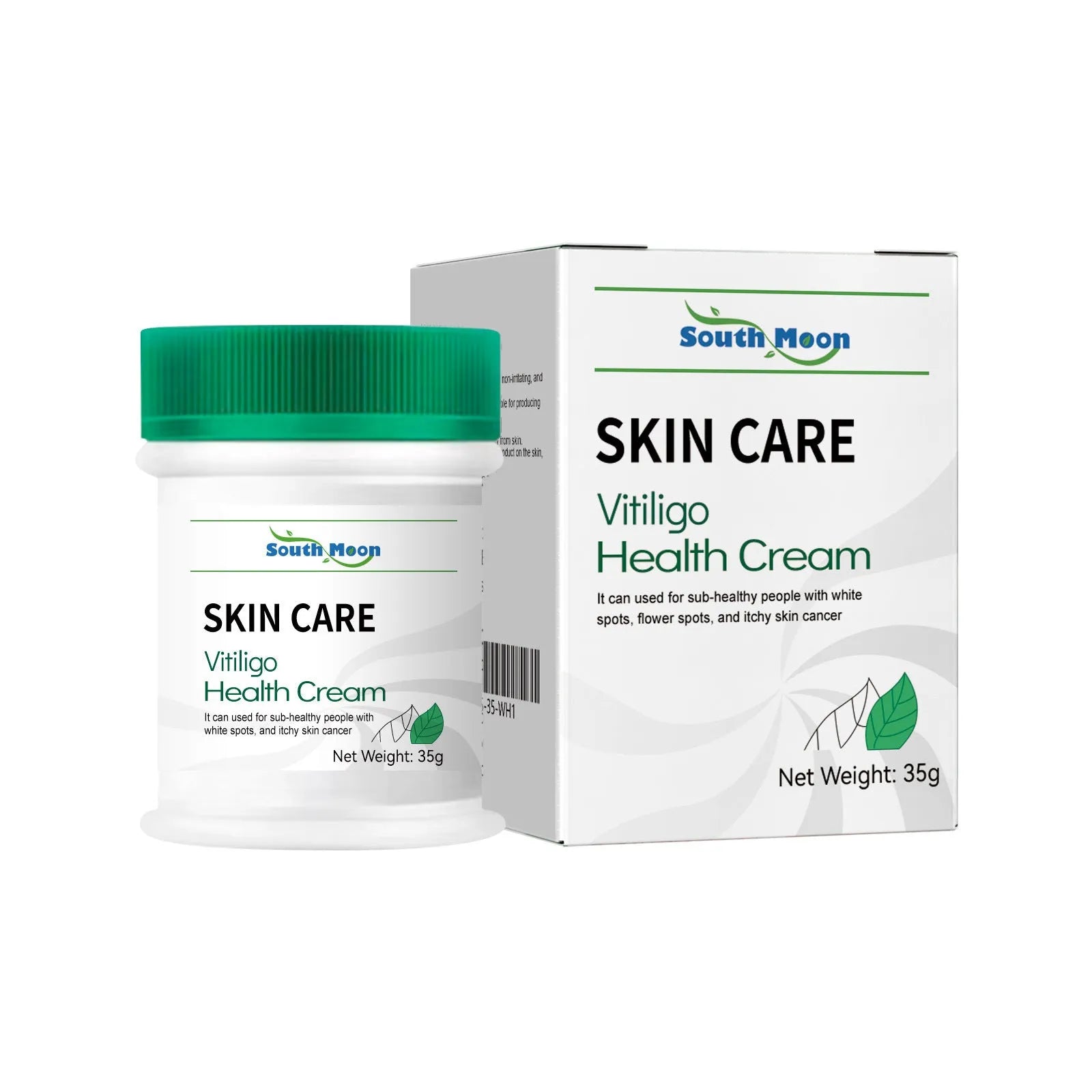 35g body care cream kit for cleansing, moisturising and orange peel tissue removal.