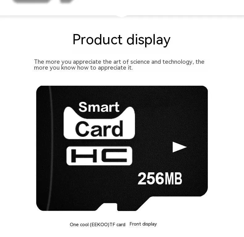 Compact 256MB TF memory card for MP3 players, cameras, and business promotional gifts.