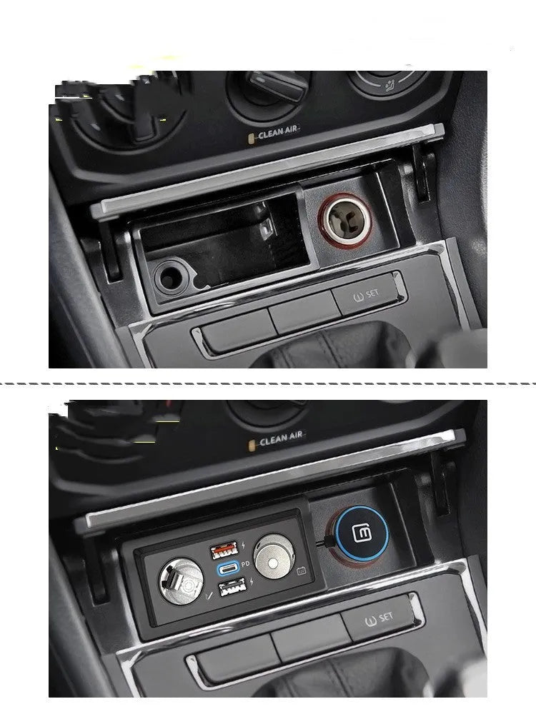Volkswagen Lavida Pola Weiling car charger with QC3.0 fast charging technology
