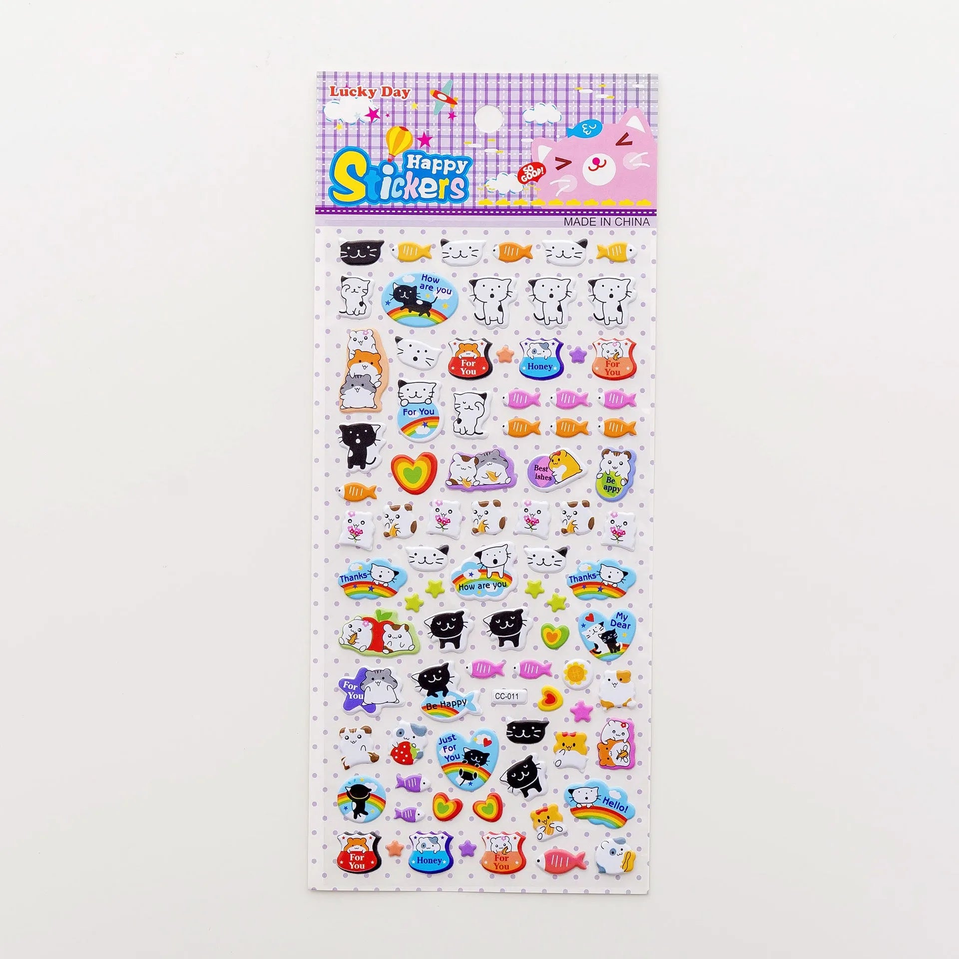 Cartoon three-dimensional bubble sticker featuring an alpaca design on a white background