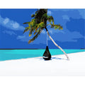 Unframed rectangular canvas print with digital oil painting in KZ918 colour style.