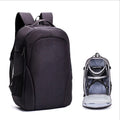 Black UAV waterproof backpack with Oxford cloth construction and multiple internal pockets for drone equipment storage