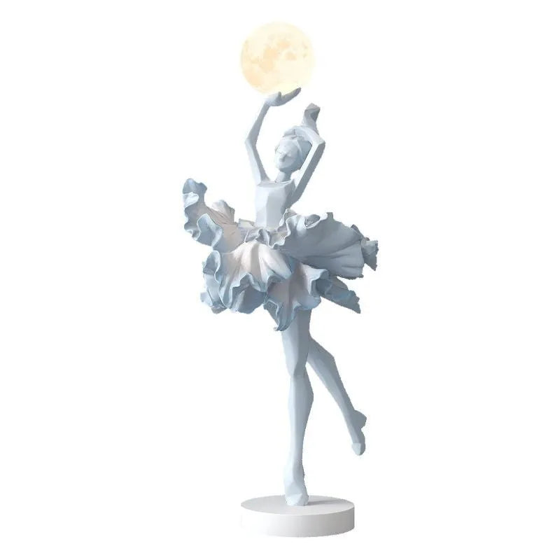 Art girl atmosphere small night lamp ornament in four colours with USB charging