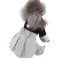 Cotton poodle dog clothes in skirt or four-legged pants styles for spring and autumn wear