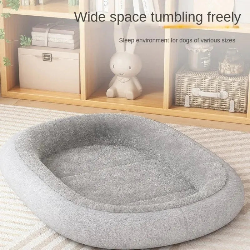 Thickened pet kennel for small dogs with removable washable cover in grey colour