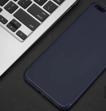 TPU silicone mobile phone case for iPhone 7 8 6 6S in black, blue, red, or white colour.