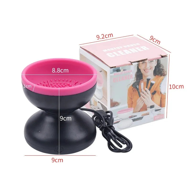 Electric makeup brush cleaner machine 80r/min portable USB
