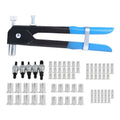 Alloy steel manual riveter nut set shown with 86PC and 106PC kit options