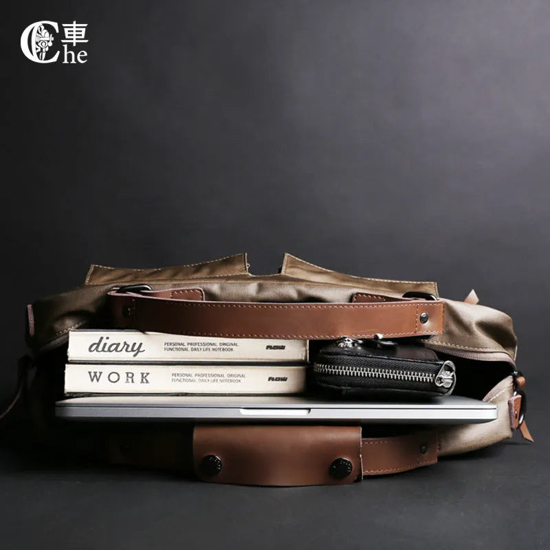 Dpark black single shoulder sling laptop bag for a 14 or 15 inch Lenovo laptop