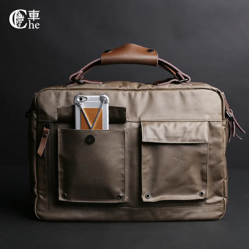 Dpark black single shoulder sling laptop bag for a 14 or 15 inch Lenovo laptop