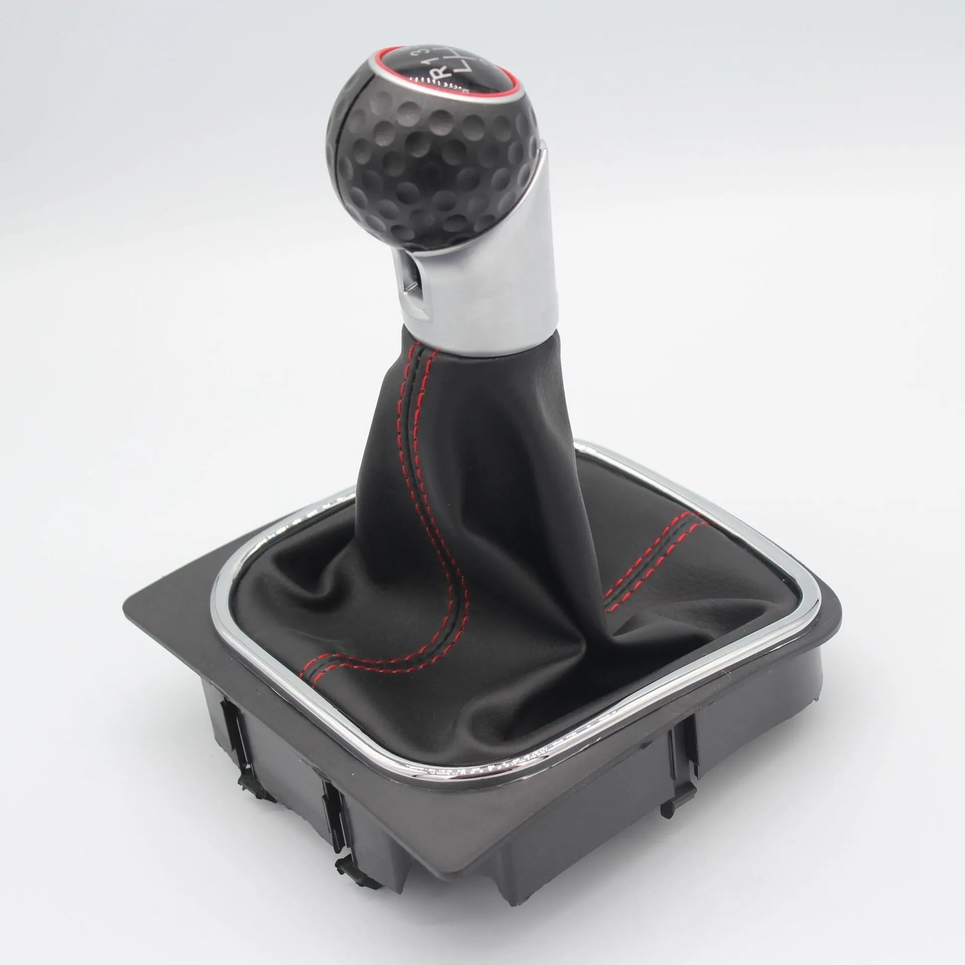 Manual gear lever dust boot handball with leather handle for Volkswagen Golf 5 6 7 models