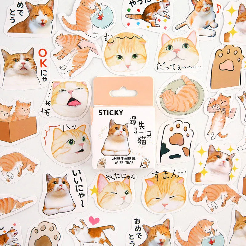 46 cartoon character decorative stickers for journals in nine themed colours including bubble comics
