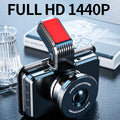 3-inch car dashboard camera with dual lens system for front and rear recording