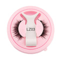 Set of five reusable waterproof false eyelashes in natural thick styles LZ03 LZ04 LZ05 LZ08 LZ14.