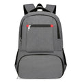 Light grey Oxford cloth insulated backpack with curved shoulder straps and dry-wet separation compartment