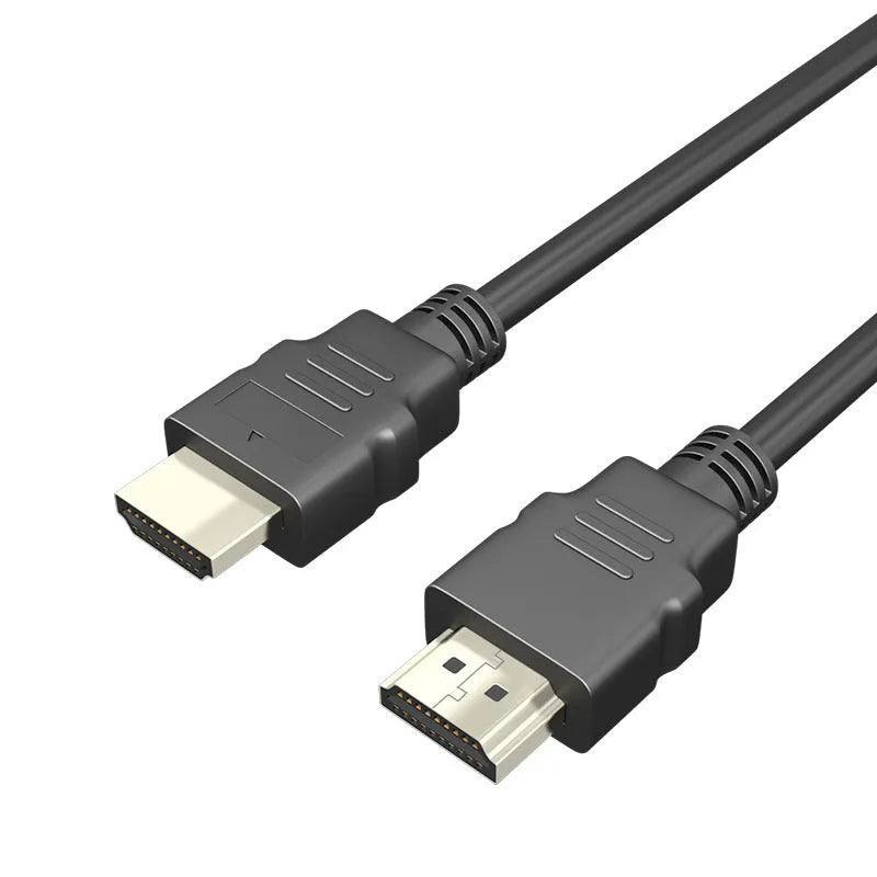 Black HDMI data cable for set-top box connections in multiple length options