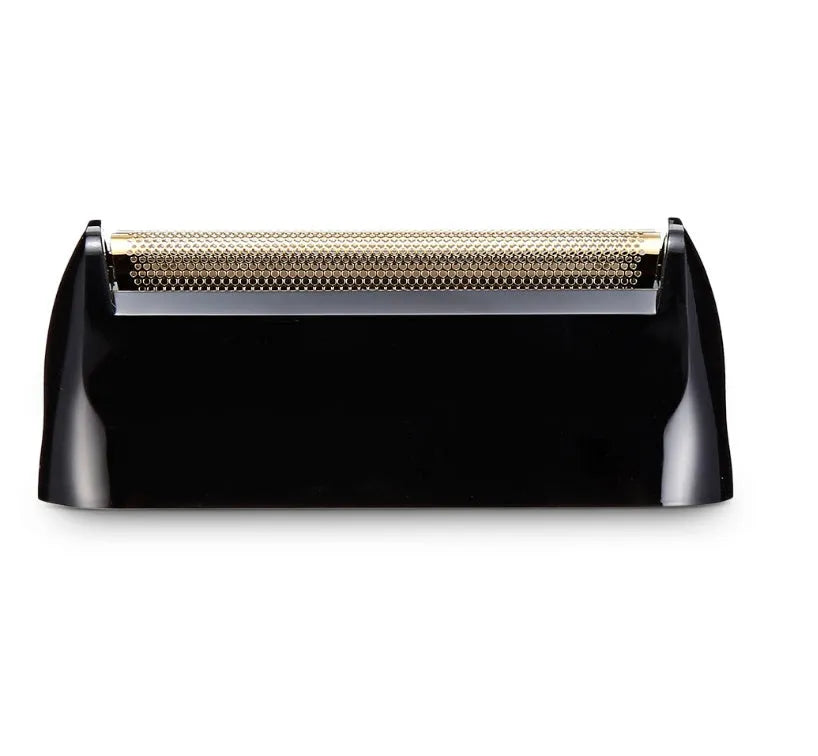 Double mesh razor KM-1102 in black with silver stitch, rechargeable USB, 11.7 cm length