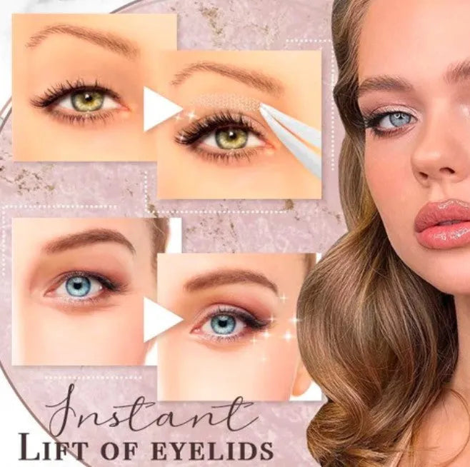 No glue eyelid stickers in three sizes L, M, S made from non-woven fabric for household use