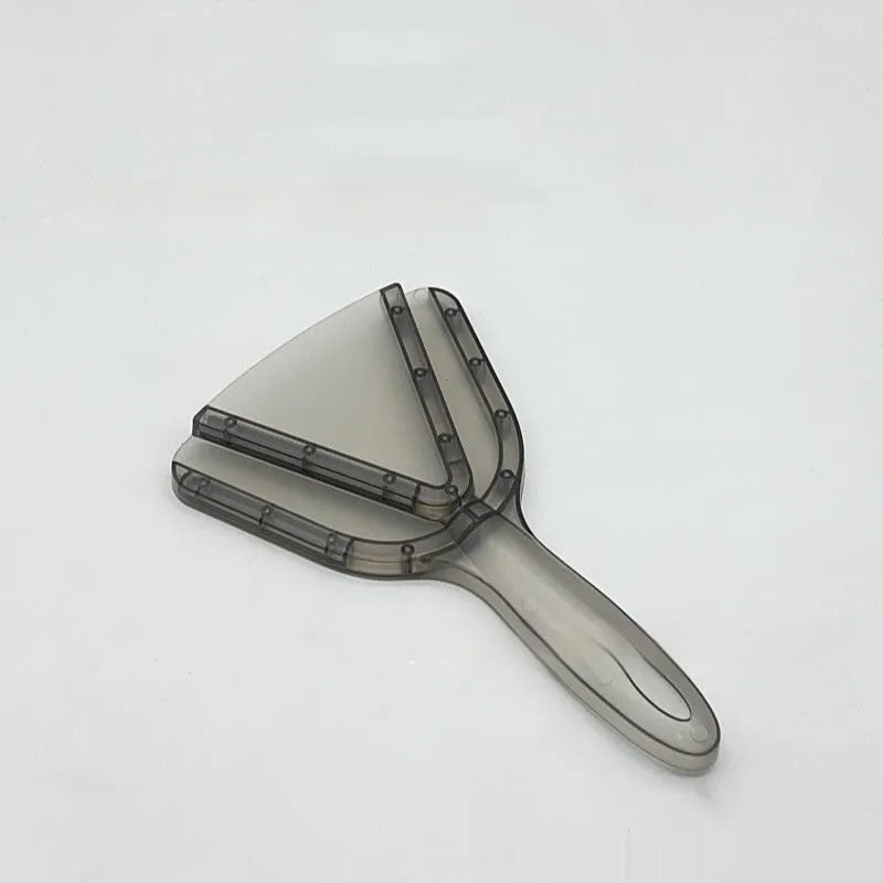 Red ABS plastic can opener and telescopic bottle opener tool on a kitchen counter.