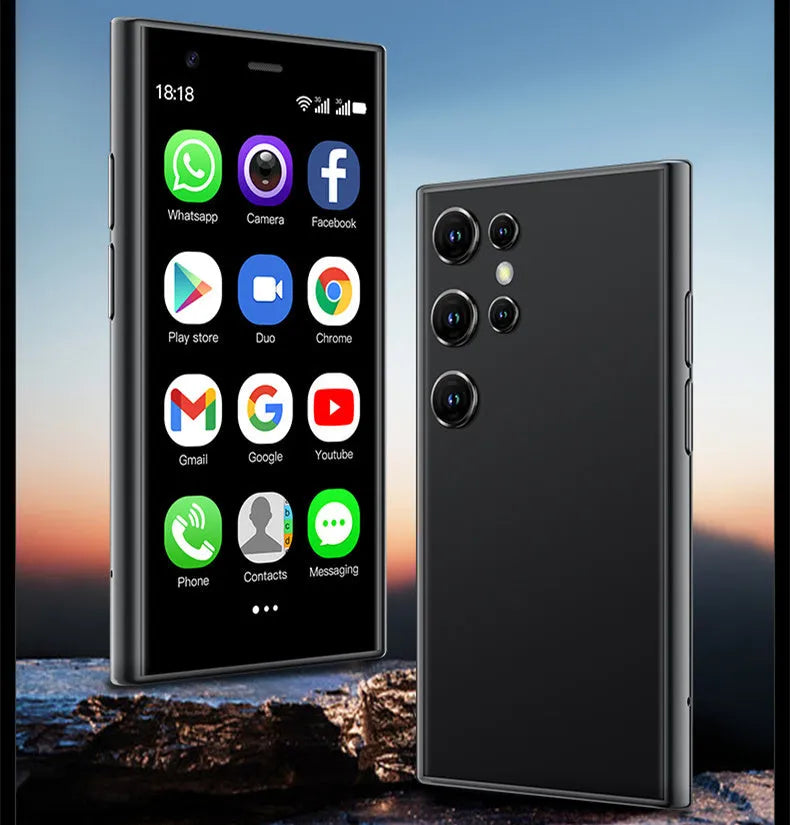 S23PRO XS15 mini smartphone in black, green, or pink purple with Android OS and 3G WIFI connectivity