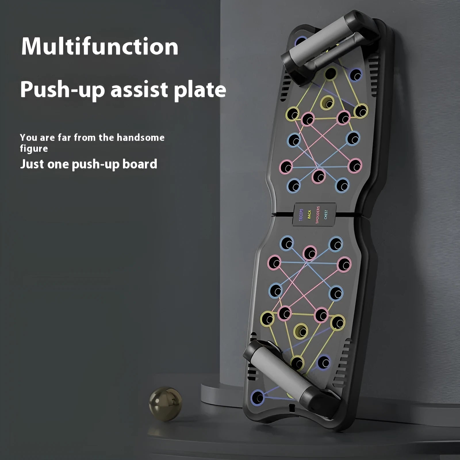 ABS push up support plate fitness equipment for chest shoulder back arm training in four colour options