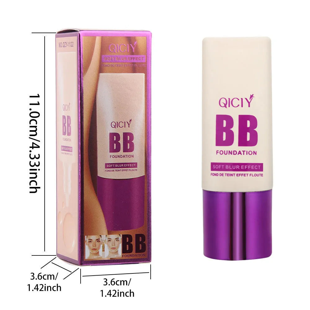 Feeding bottle liquid foundation BB cream with 10 colour options for brightening coverage