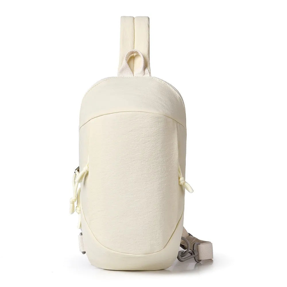 Girls outdoor nylon crossbody bag with mobile phone compartment in six colour options