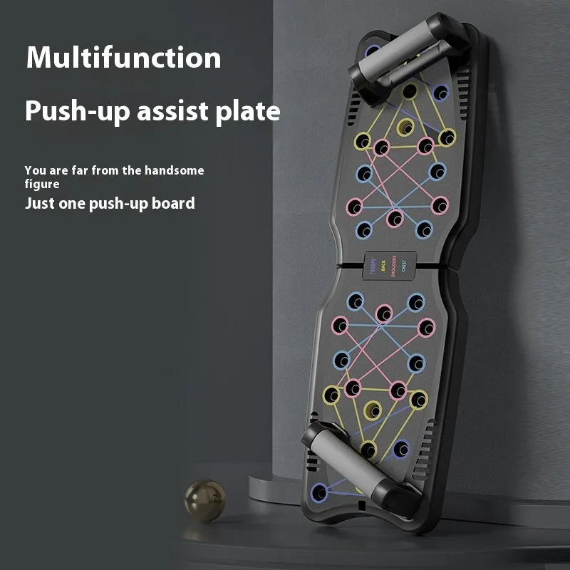 ABS push up support plate fitness equipment for chest shoulder back arm training in four colour options
