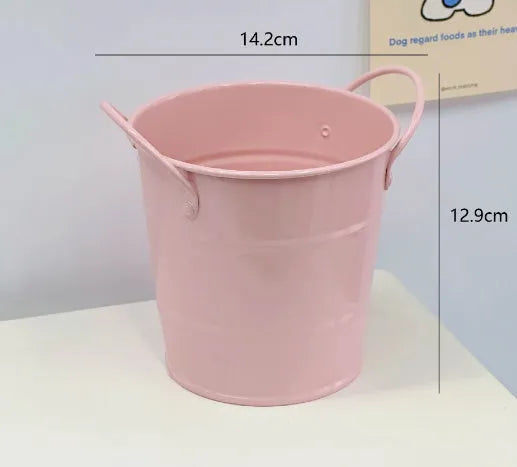 Round metal pen holder desktop storage box in multiple colour options