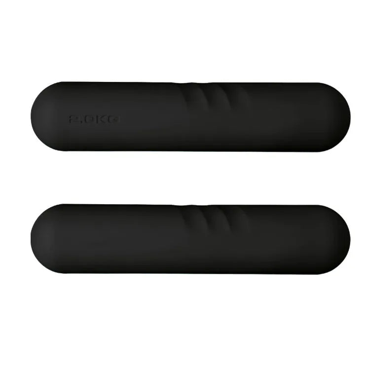 Silicone edging hand-drawn dumbbell stick in various colours and weights for fitness training.